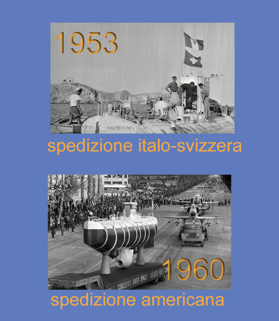 Il batiscafo Trieste, antenato fortunato del Titan che raggiunse